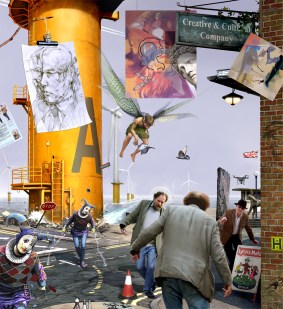 Doctor on Pier by Gary Saunt